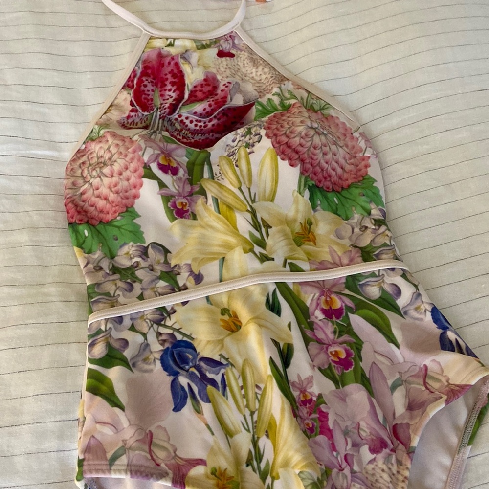 Ted Baker Floral One Piece Bathing Suit